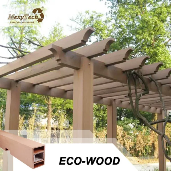 Wpc Pergolas with Durable 200*200mm Post for Modern Garden Decoration - Image 3