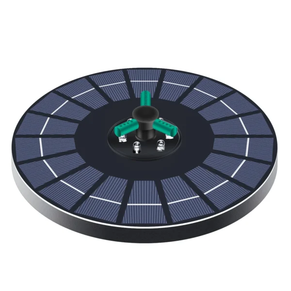 Solar Fountain With LED Lights Floating Pool Fountain With Multi-Color Lights 6 Detachable Nozzles Automatically Light Pool - Image 6