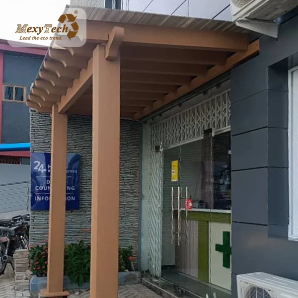 Wpc Pergolas with Durable 200*200mm Post for Modern Garden Decoration