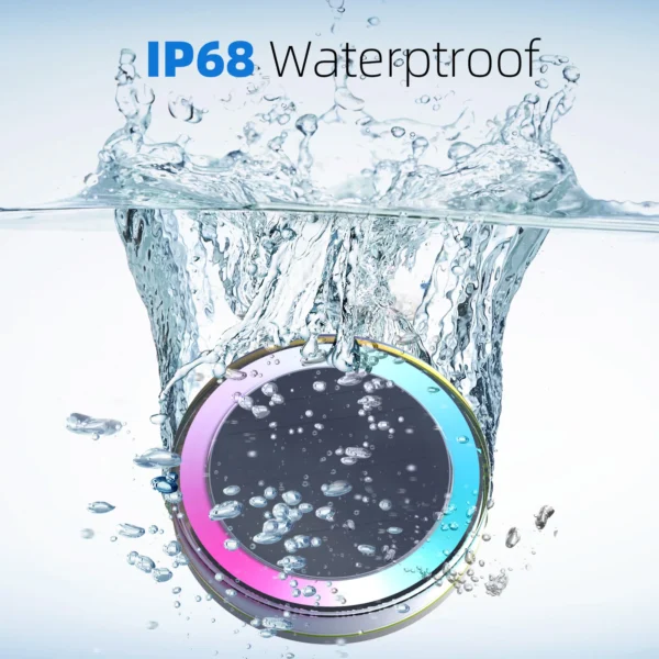 Solar Powered Pool Lamp RGB LED Garden Lights Outdoor Swimming Pool Fountain Lamp Water Float Pond Lighting Party Decoration - Image 6