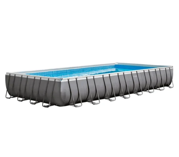 INTEX 26356 Ultra Xtr Rectangular Pool Set Garden Durability Large Frame Pool Swimming Outdoor Steel Above Ground Frame Pool - Image 6